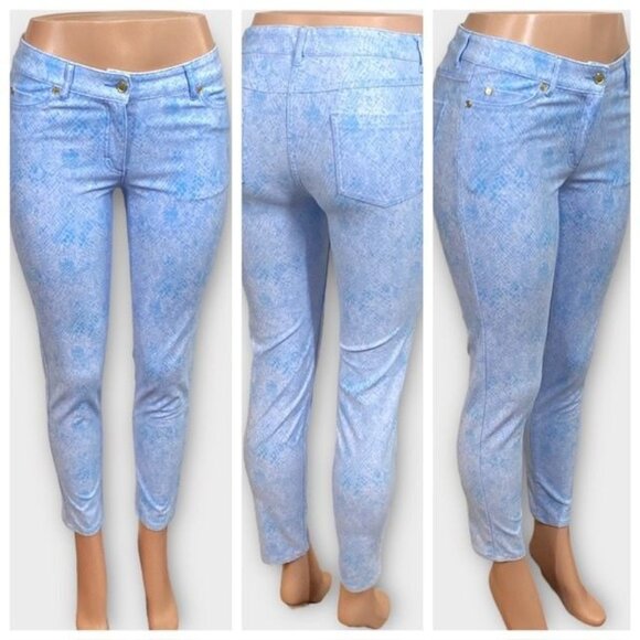 J. McLaughlin Pants - J. McLaughlin Lexi Snake Print Jeans Blue , Size 4